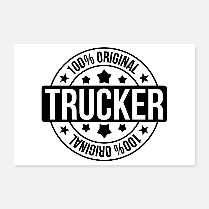 Trucker Poster 30x20 cm