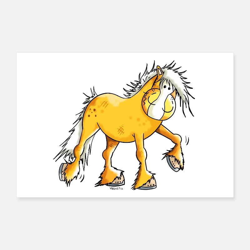 Hera the Haflinger Poster 12" x 8" (30x20 cm)