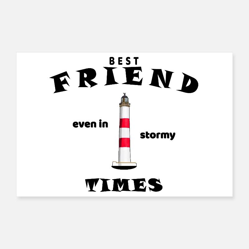 Bester Freund, beste Freundin, Freunde, Englisch Poster 30x20 cm