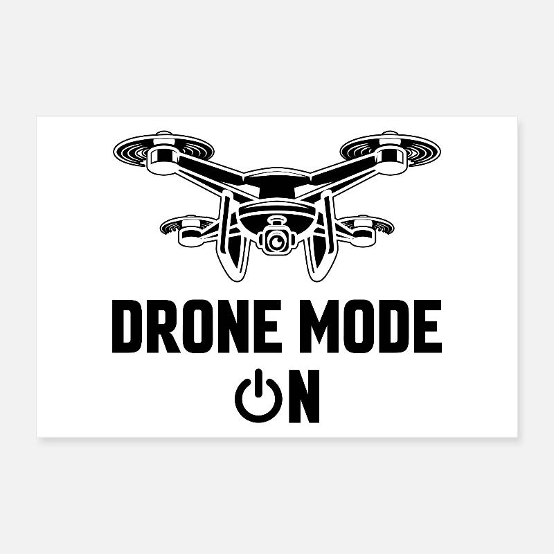 Drohnen-Modus Ein Poster 30x20 cm