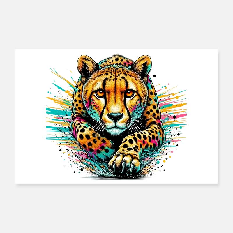 Guépard Poster 30 x 20 cm