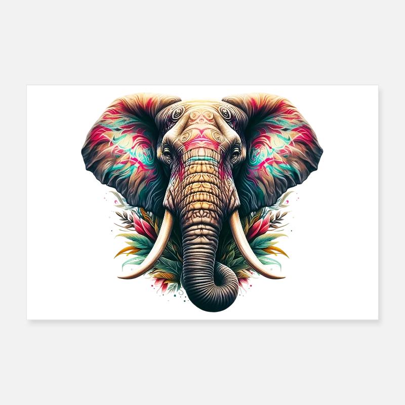 Elefant Poster 30x20 cm