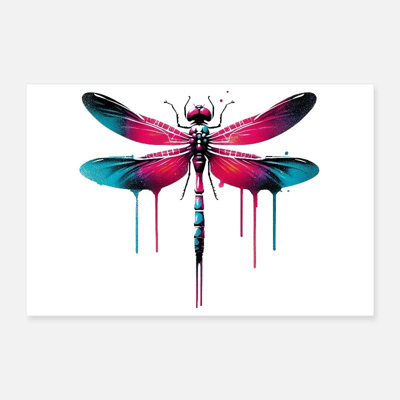 Libellule Poster 30 x 20 cm