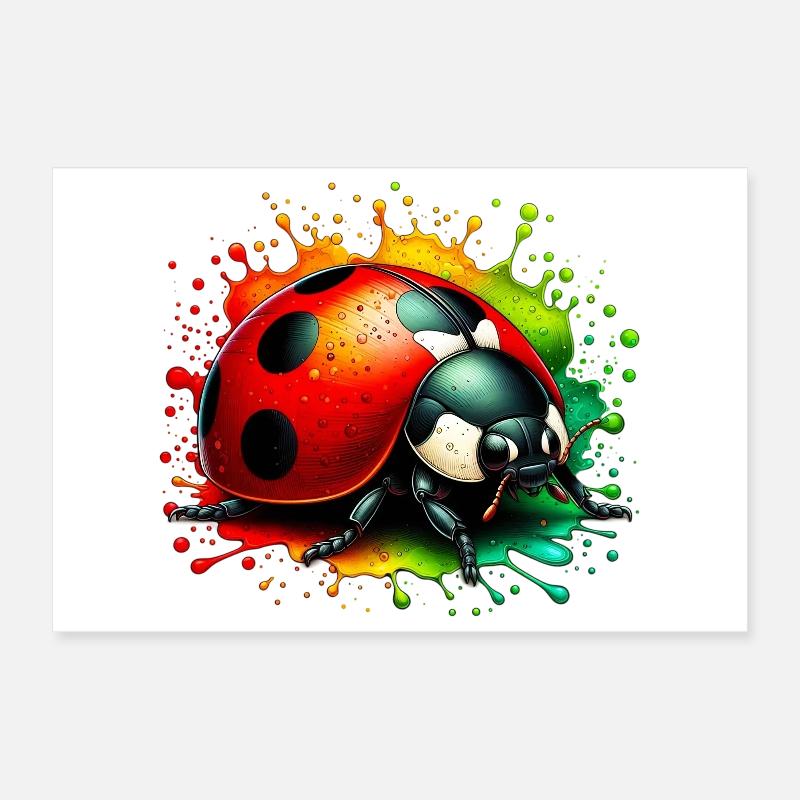 Coccinelle Poster 30 x 20 cm