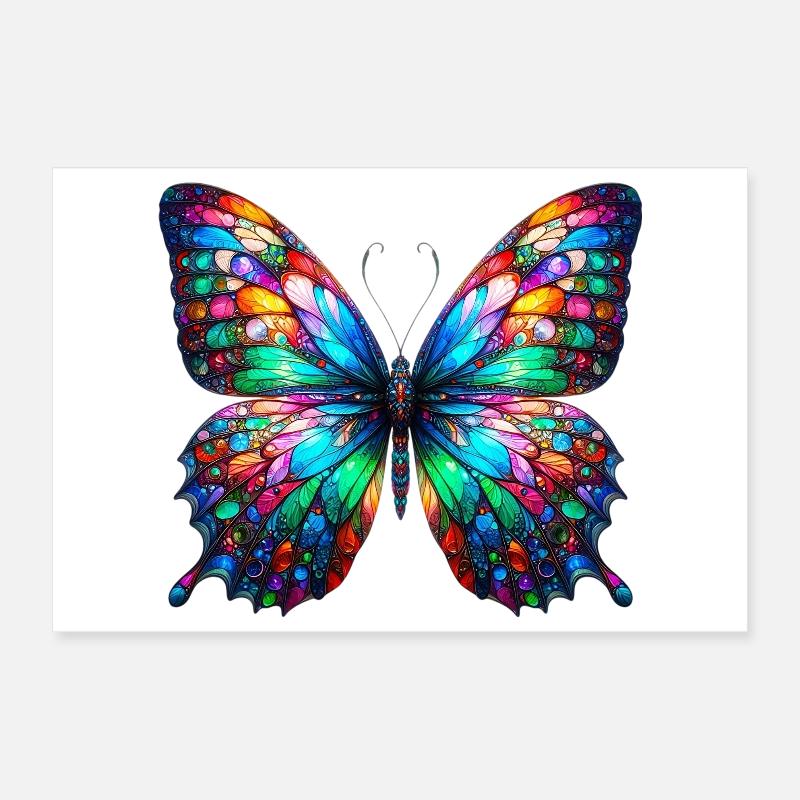 Butterfly Poster 12" x 8" (30x20 cm)
