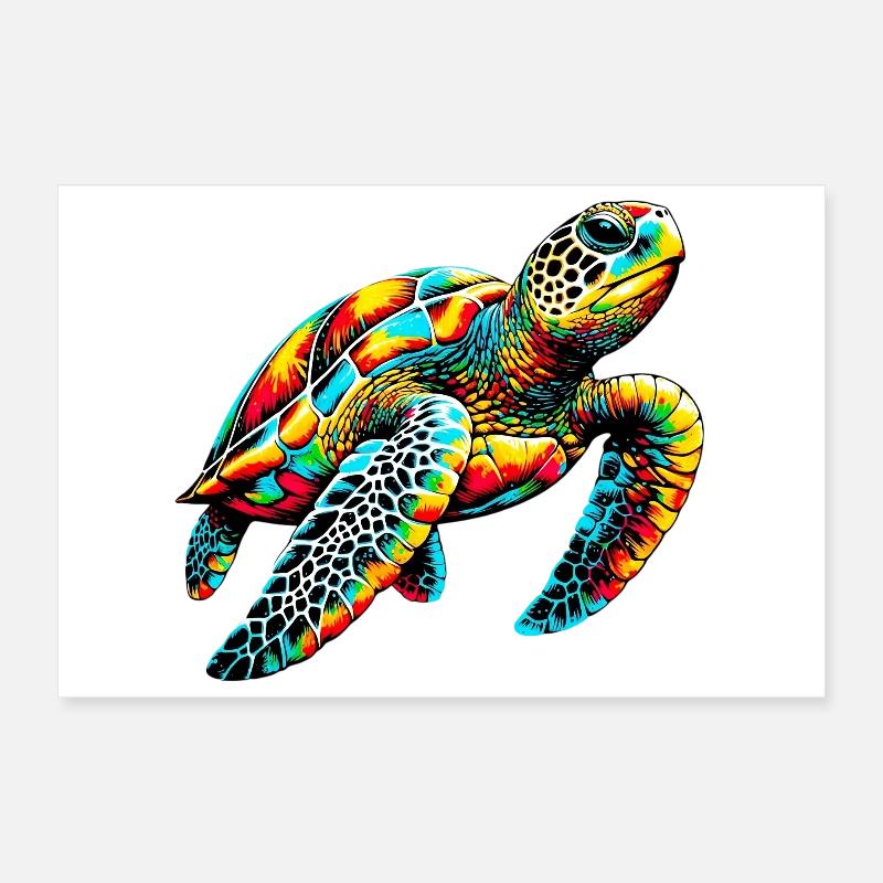 Tortue Poster 30 x 20 cm