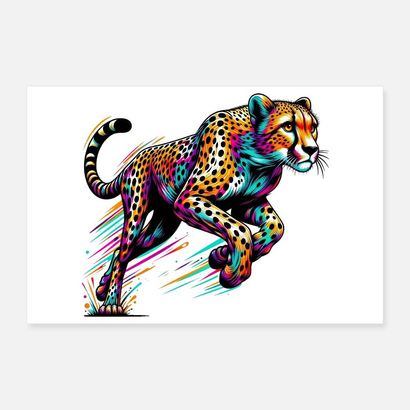 Guépard Poster 30 x 20 cm