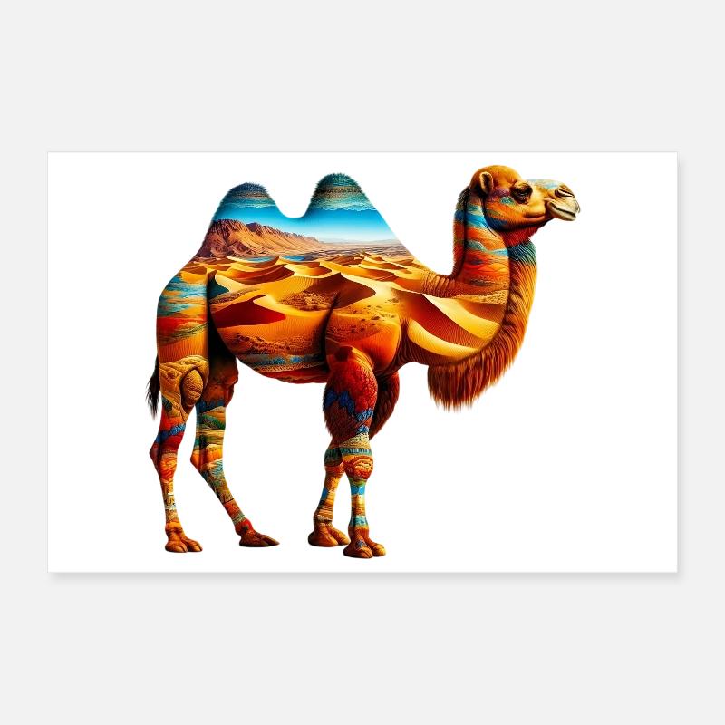 Kamel Poster 30x20 cm