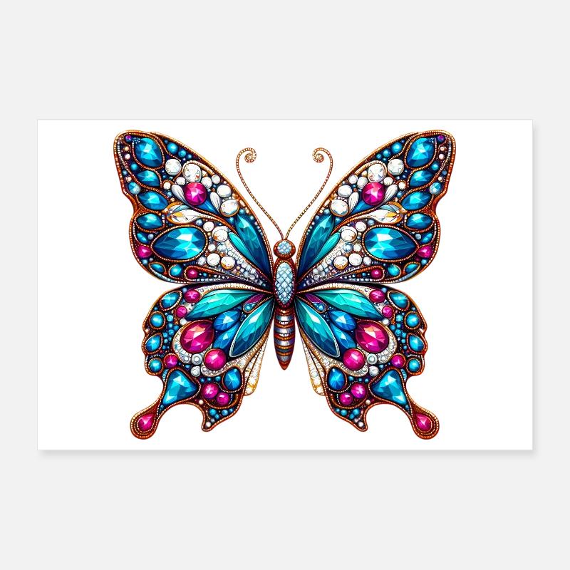 Butterfly Poster 12" x 8" (30x20 cm)