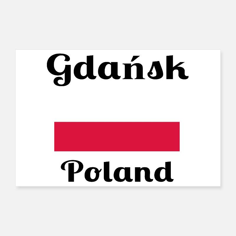 Gdańsk, Polen - Stilvolle Drucke Poster 30x20 cm