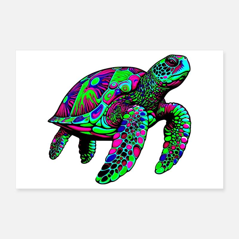 Tortue marine Poster 30 x 20 cm