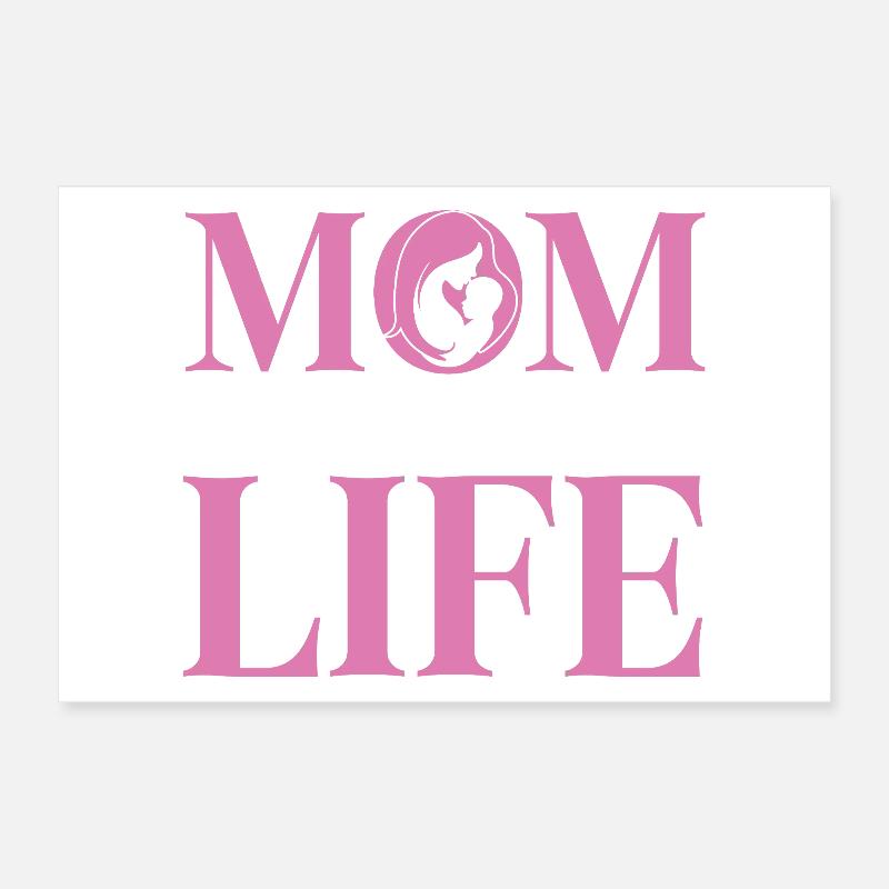 Das Leben der Mutter ist das beste Leben Poster 30x20 cm