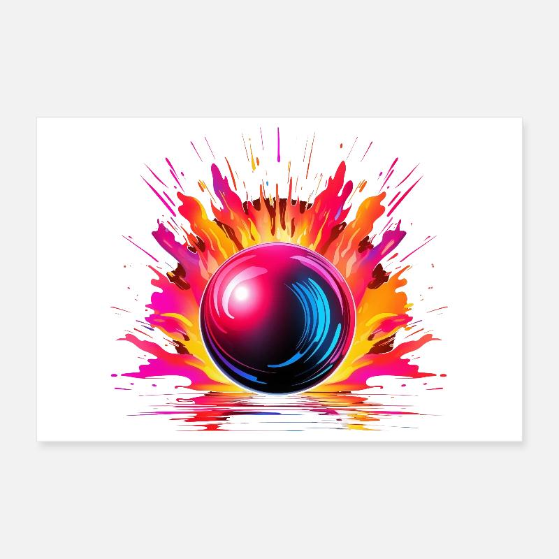 Bowling Poster 30 x 20 cm