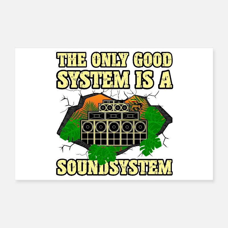 Système de son Dub Poster 30 x 20 cm