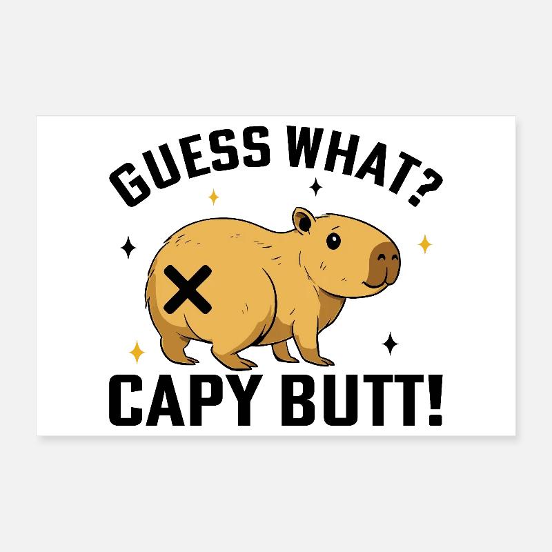 Capybara Poster 30 x 20 cm