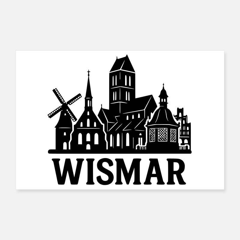 wismar ostsee Poster 30x20 cm