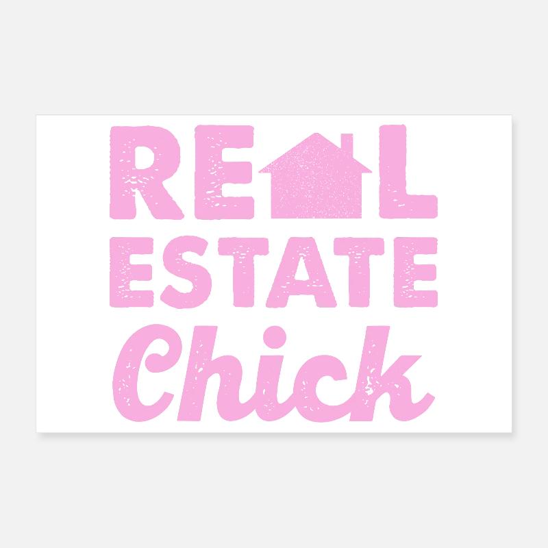 Immobilier Chic Poster 30 x 20 cm
