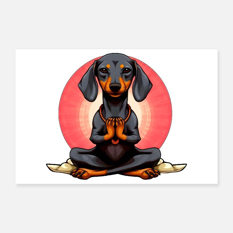 Yogi teckel Poster 30 x 20 cm