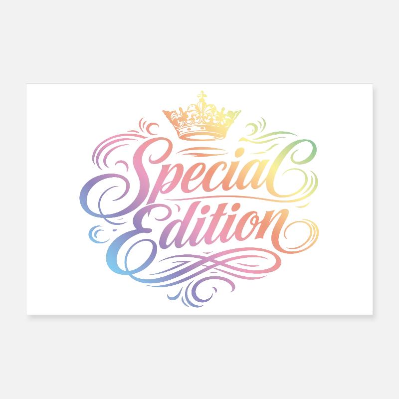 Édition spéciale colorée Poster 30 x 20 cm