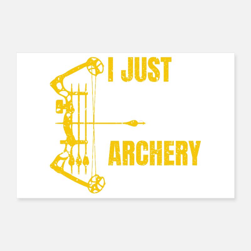 Archery Poster 12" x 8" (30x20 cm)