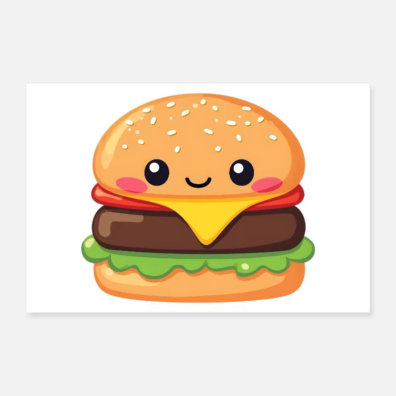 Hamburger Poster 30x20 cm