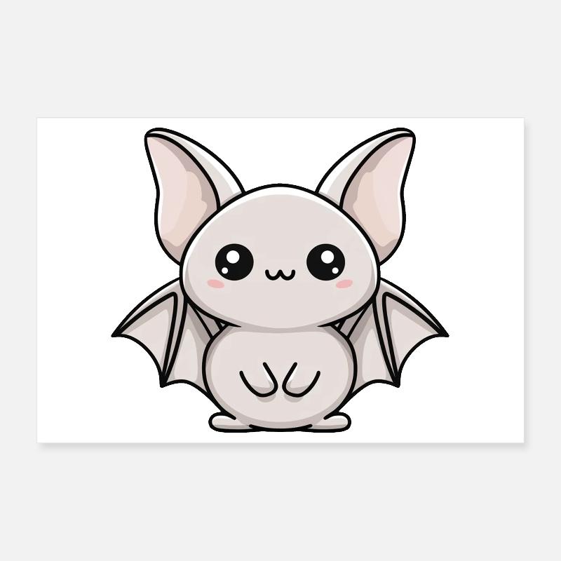 Fledermaus Poster 30x20 cm