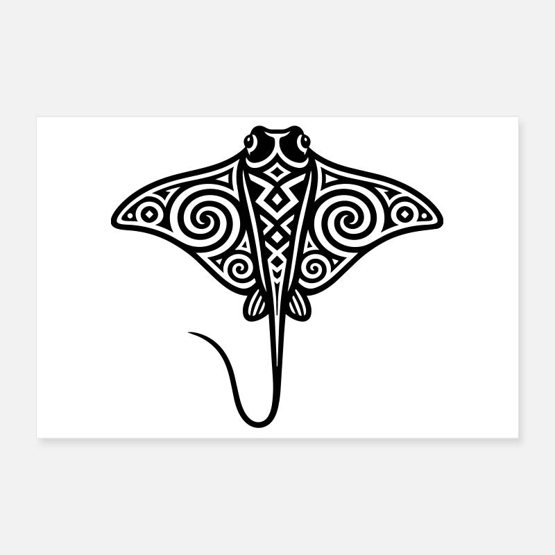Maori-Stachelrochen Poster 30x20 cm