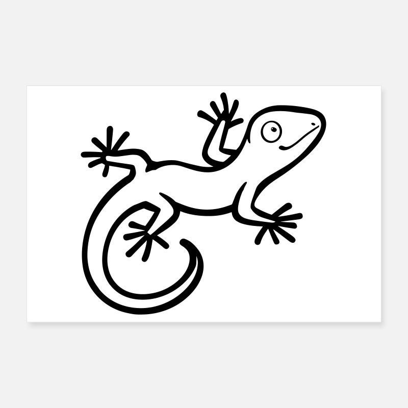 lézard Poster 30 x 20 cm