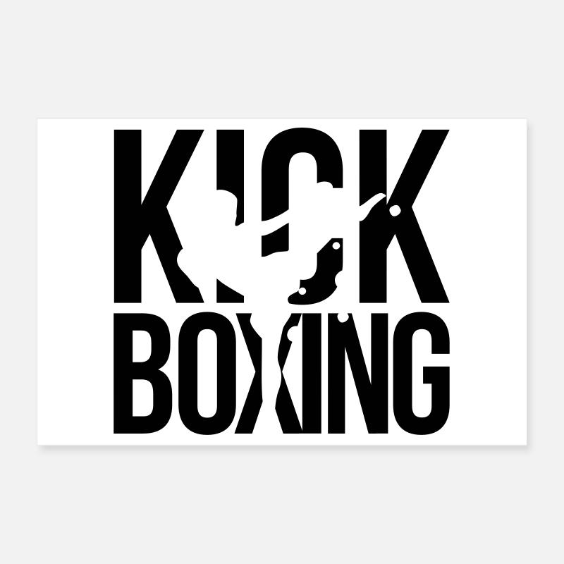boxe kick boxing Poster 30 x 20 cm