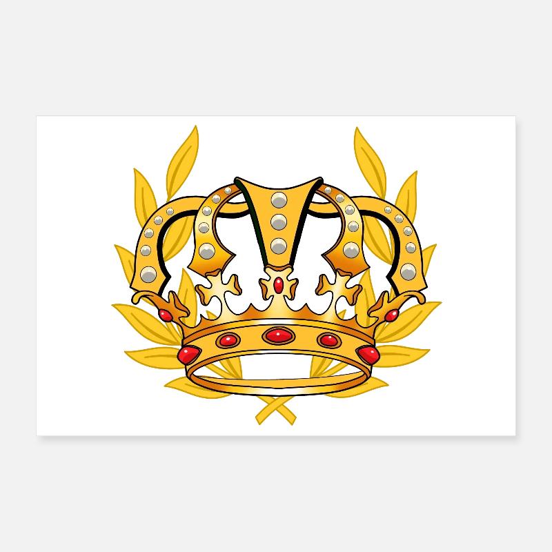 Roi héritier Majesté le prince royal Poster 30 x 20 cm