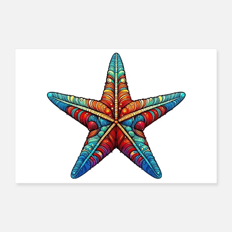 Seestern Poster 30x20 cm