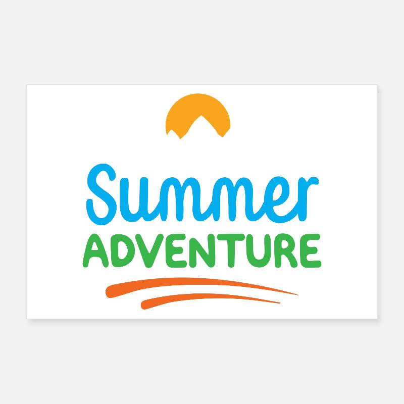 Aventure d’été Poster 30 x 20 cm
