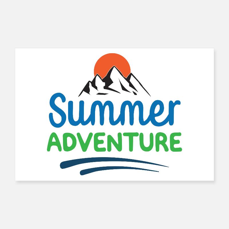 Aventure d’été Poster 30 x 20 cm