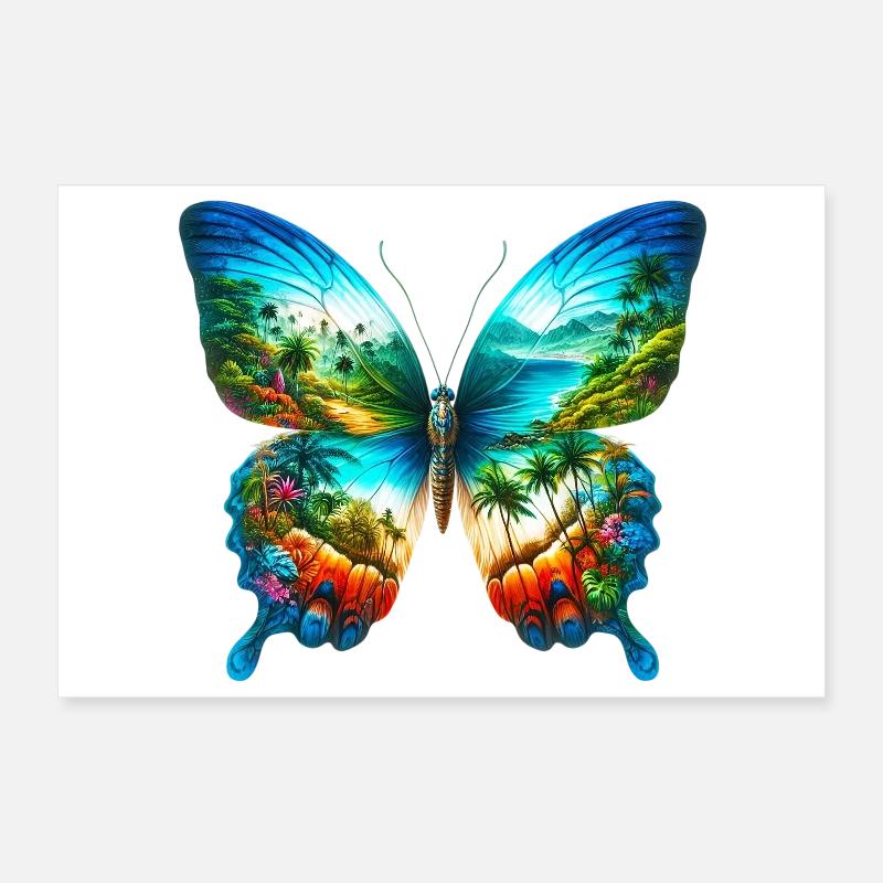 Papillon Poster 30 x 20 cm