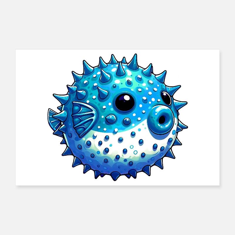 Blowfish Poster 30 x 20 cm