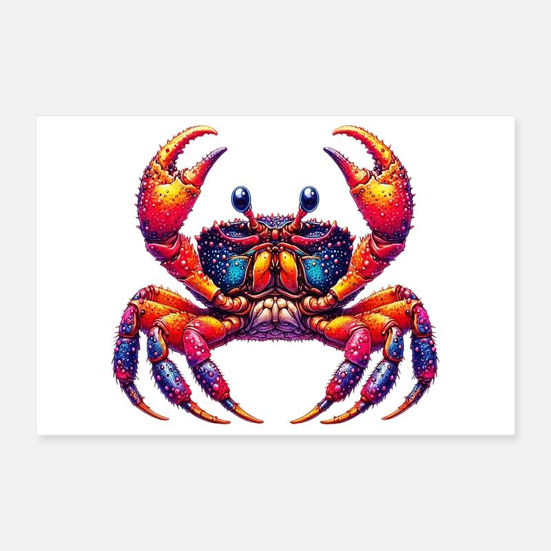 Krabbe Poster 30x20 cm