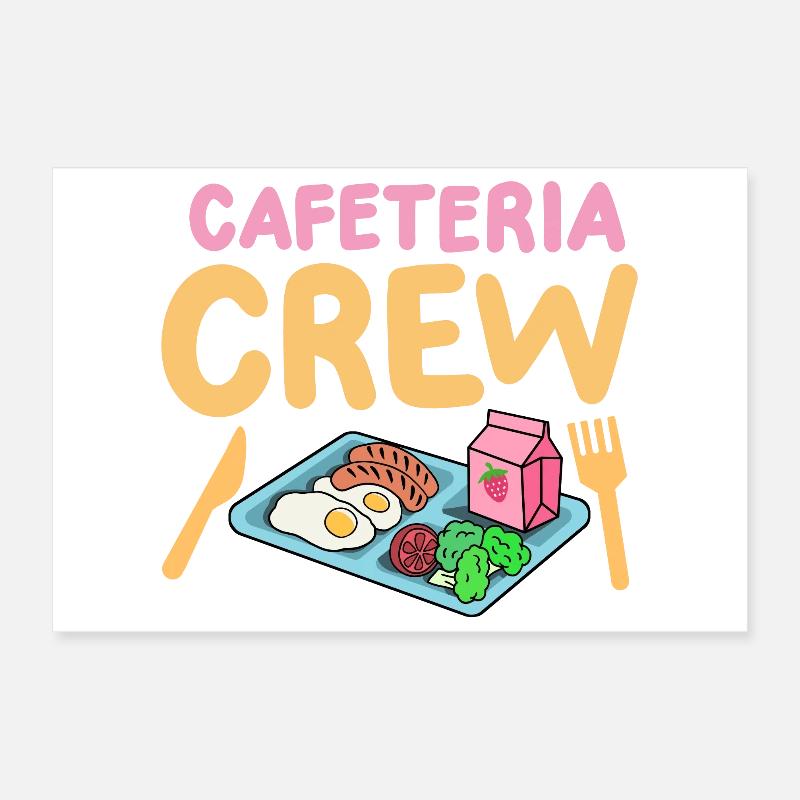 Kantinencrew der Mittagsdame Poster 30x20 cm