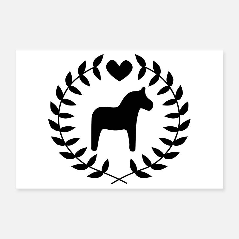 Cheval Dala Poster 30 x 20 cm