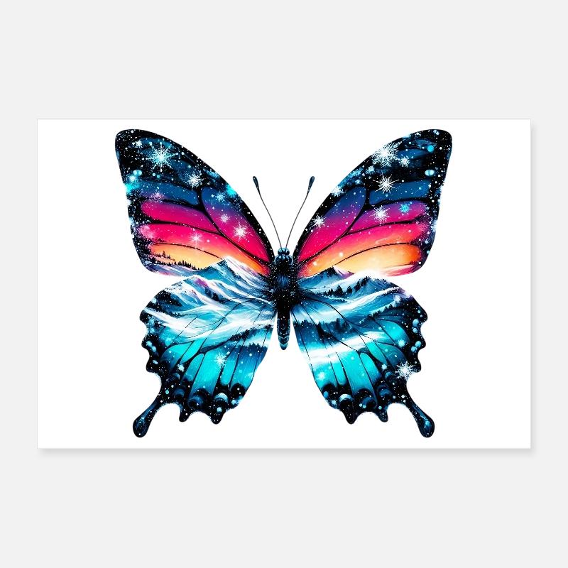 Papillon Poster 30 x 20 cm