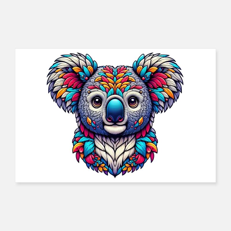 Koala Poster 12" x 8" (30x20 cm)
