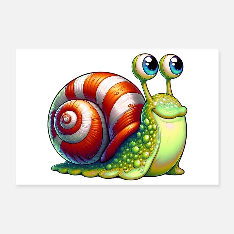 Escargot Poster 30 x 20 cm