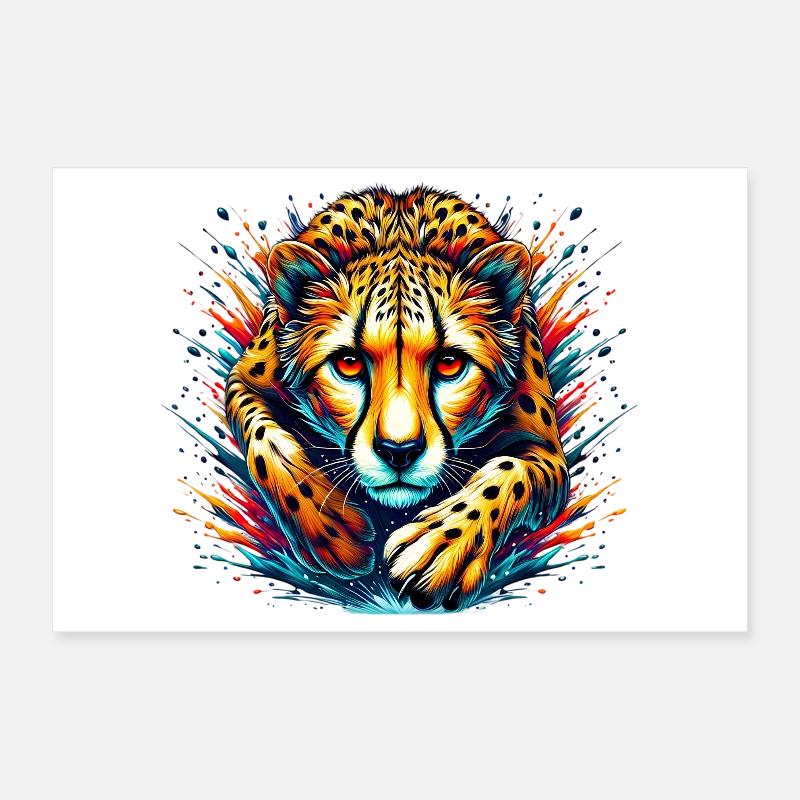 Gepard Poster 30x20 cm