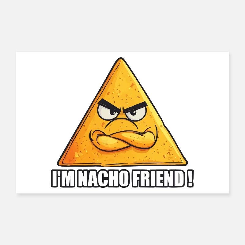 Nacho Mood Activated Poster 12" x 8" (30x20 cm)