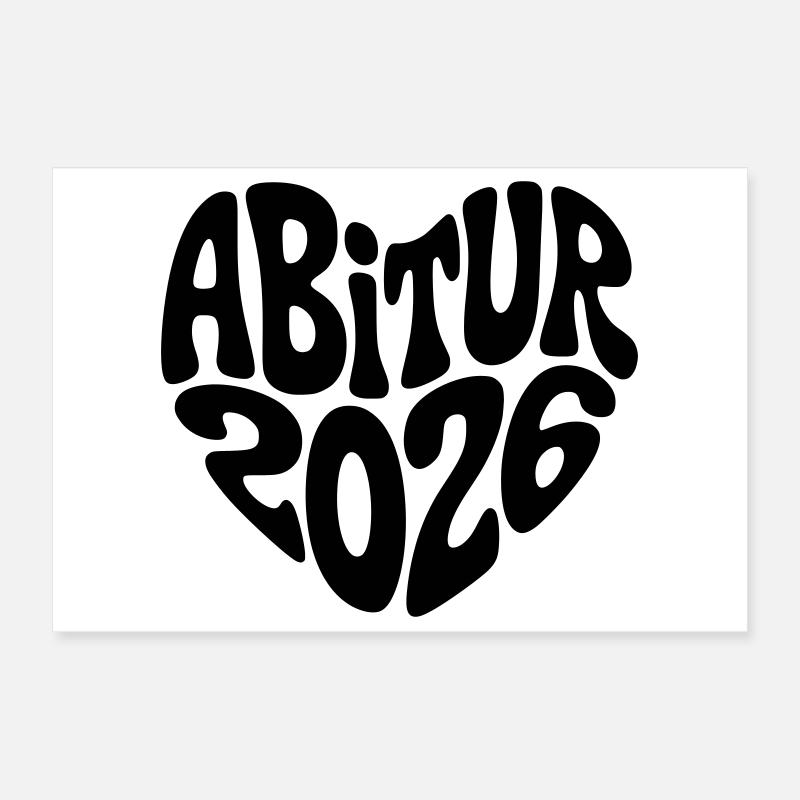 Abitur 2026 Poster 30x20 cm