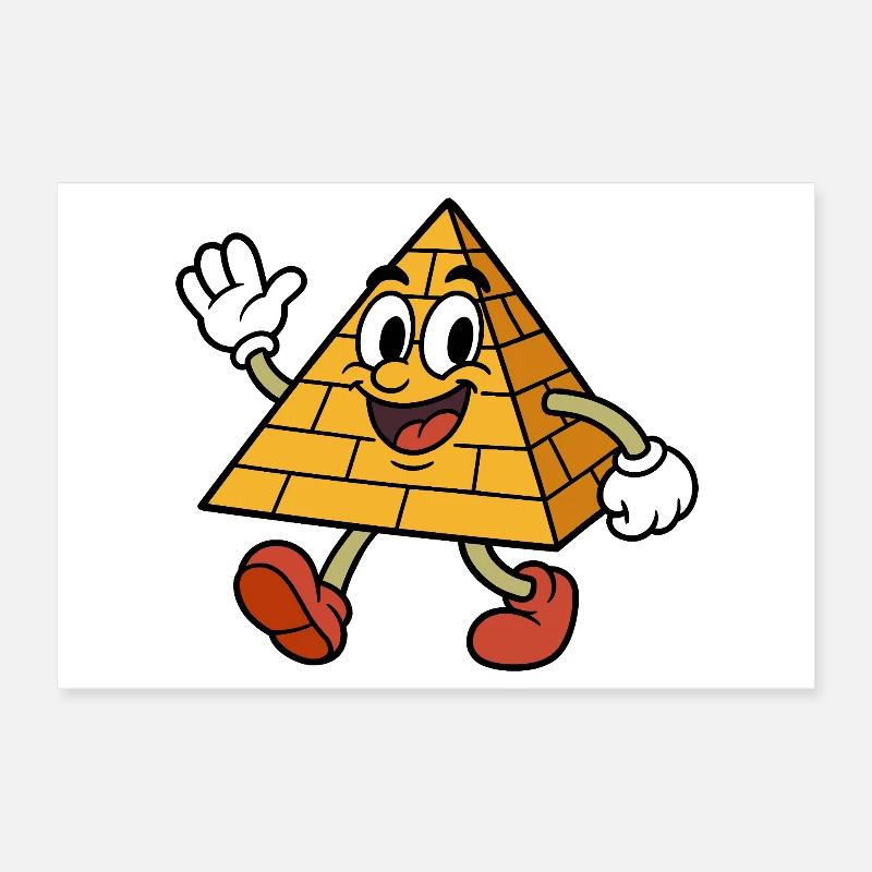 Sprechende verrückte Pyramide Poster 30x20 cm