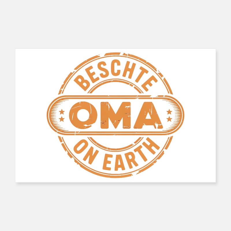 Meilleur cadeau de dialecte de grand-mère suisse Poster 30 x 20 cm