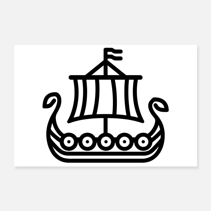 Wikinger Poster 30x20 cm