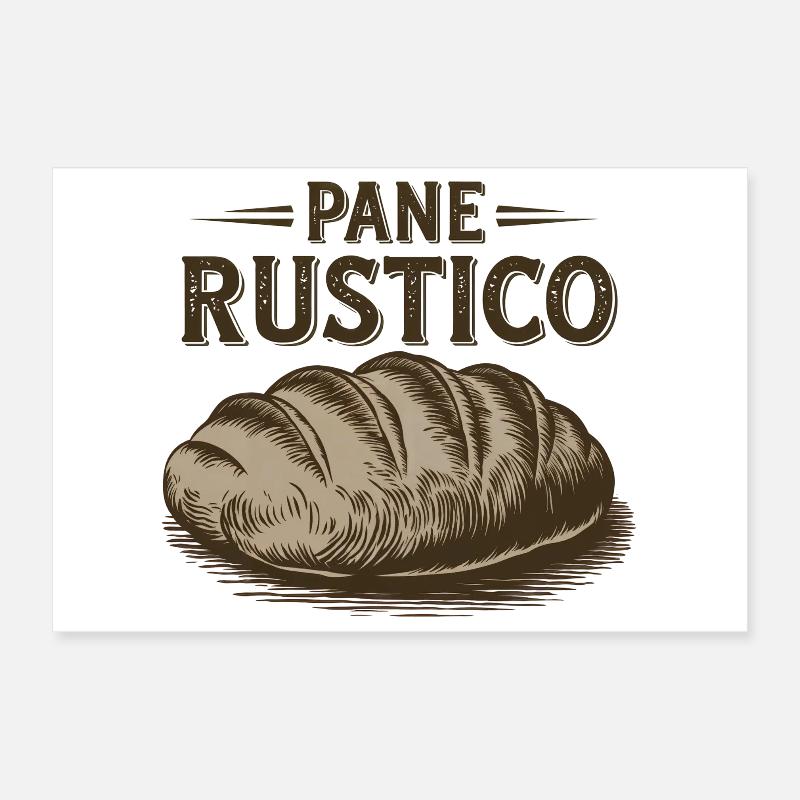 Pane Rustico – Brot Poster 30x20 cm