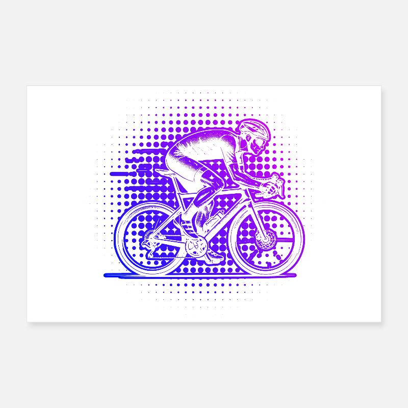 Super cadeau pour vélo de route Poster 30 x 20 cm