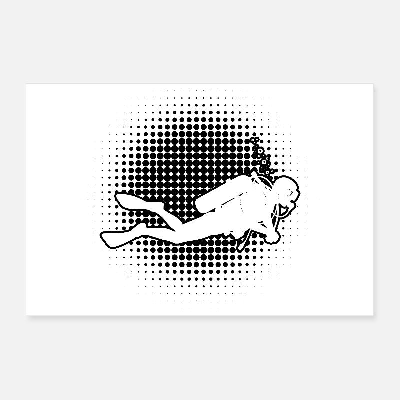 Déclaration pour toute plongée Poster 30 x 20 cm